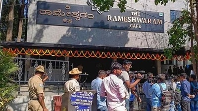 Nine people were injured in the Rameshwaram Cafe blast in Bengaluru on March 1. (PTI File Photo) (HT_PRINT)