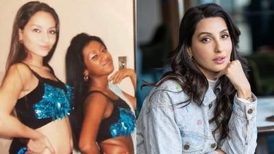 Nora Fatehi shares a picture from when she was 17, fans call her unrecognisable (Photos: Instagram/norafatehi)