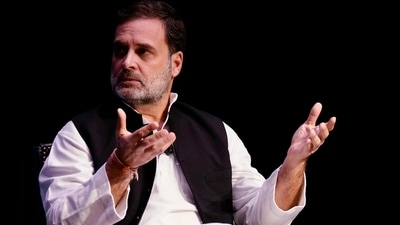 Congress MP Rahul Gandhi during an interaction with students at Georgetown University, Washington DC, USA on Tuesday. (PTI) Congress MP Rahul Gandhi during an interaction with students at Georgetown University, Washington DC, USA on Tuesday. (PTI)