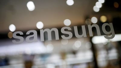Samsung India layoffs: The logo of Samsung Electronics is seen at its headquarters in Seoul, South Korea.