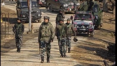 Four terrorists affiliated to the Jaish-e-Mohammed (JeM) group have been trapped in Udhampur. (File) Four terrorists affiliated to the Jaish-e-Mohammed (JeM) group have been trapped in Udhampur. (File)