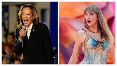 Taylor Swift (left) said Kamala Harris is a 'warrior'. (File Photo) Taylor Swift (left) said Kamala Harris is a 'warrior'. (File Photo)
