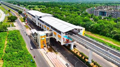 The second phase of the metro project has been developed with an investment of  ₹5,384 crore. (HT sourced photo)