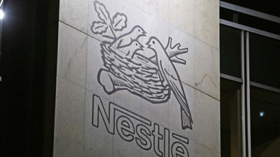 The Nestle logo is pictured on the company headquarters building in Vevey, Switzerland. (Reuters) The Nestle logo is pictured on the company headquarters building in Vevey, Switzerland. (Reuters)