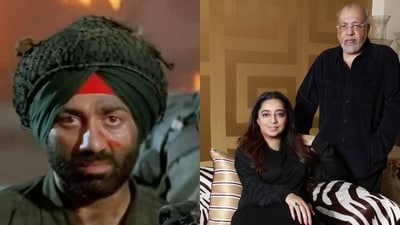 A still from Border (L), JP Dutta with daughter Nidhi Dutta (R) A still from Border (L), JP Dutta with daughter Nidhi Dutta (R)