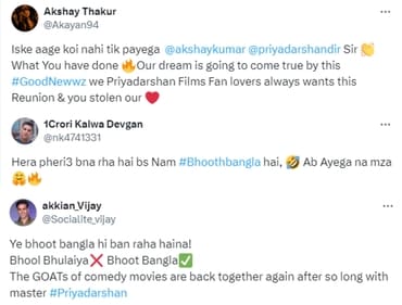 Fans react to rumours of the casting in Bhooth Bangla