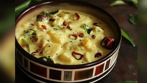 Pineapple Pulissery is a tangy and slightly sweet Kerala curry made with pineapple and yoghurt. (Pinterest) Pineapple Pulissery is a tangy and slightly sweet Kerala curry made with pineapple and yoghurt. (Pinterest)