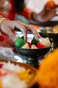 Dry fruits can be stuffed into the modaks for an indulgent bhog (Pexels ) Dry fruits can be stuffed into the modaks for an indulgent bhog (Pexels )