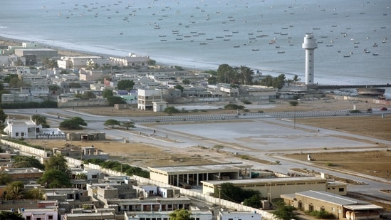 A picture from Gwadar, the port city in Pakistan. (Bloomberg)
