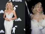 Sabrina Carpenter paid tribute to Madonna in a strapless white gown that the singer had originally worn to the Oscars in 1991.