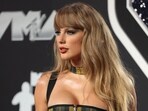 Taylor Swift attends the MTV Video Music Awards in Elmont, New York, U.S., September 11, 2024. REUTERS/Andrew Kelly