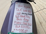 Frustrated Bengaluru customer puts placard on her Ola e-scooter, asks others not to buy it