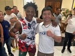 Popular streamer IShowSpeed met Manny Pacquiao in the Philippines for a friendly sparring session. Popular streamer IShowSpeed met Manny Pacquiao in the Philippines for a friendly sparring session.