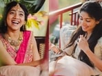 Sai Pallavi applied her sister Pooja Kannan's wedding mehendi. Sai Pallavi applied her sister Pooja Kannan's wedding mehendi.