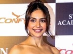 Actor Rakul Preet Singh poses at an awards event in July 2024. (File Photo/PTI)