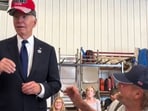 Biden shocks netizens as he wears red Trump hat during Shanksville visit (@CollinRugg/X) Biden shocks netizens as he wears red Trump hat during Shanksville visit (@CollinRugg/X)