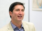 Brian Niccol, named the chairman and chief executive officer of Starbucks on Aug. 13, 2024, is shown during an interview on June 9, 2015, in New York. (Mark Lennihan/AP)