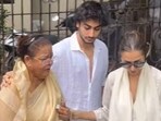 Malaika Arora and her son Arhaan Khan with Joyce Polycarp on Thursday. (Pics: Varinder Chawla) Malaika Arora and her son Arhaan Khan with Joyce Polycarp on Thursday. (Pics: Varinder Chawla)