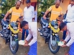 A video of a man celebrating his bike’s birthday has gone viral, showcasing a heartfelt bond between men and their vehicles. A video of a man celebrating his bike’s birthday has gone viral, showcasing a heartfelt bond between men and their vehicles.