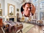 The central room of the rarely available Manhattan triplex has an 18-foot-high ceiling. The central room of the rarely available Manhattan triplex has an 18-foot-high ceiling.