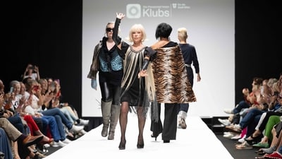 Retirees debut self-made collection at Vienna Fashion Week, challenging age stereotypes. (AFP) Retirees debut self-made collection at Vienna Fashion Week, challenging age stereotypes. (AFP)