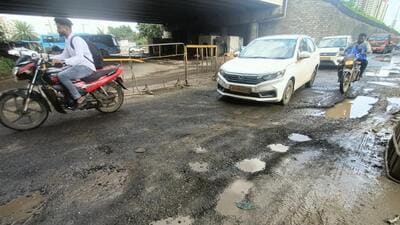 Hinjewadi continues to grapple with traffic congestion, deteriorating roads, and persistent waterlogging. (MAHENDRA KOLHE/HT PHOTO) Hinjewadi continues to grapple with traffic congestion, deteriorating roads, and persistent waterlogging. (MAHENDRA KOLHE/HT PHOTO)