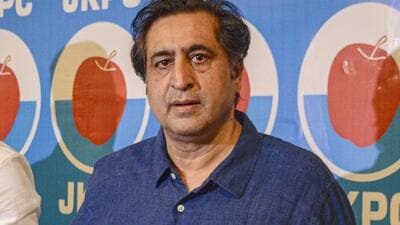 Jammu and Kashmir People’s Conference chief Sajad Lone. (PTI) Jammu and Kashmir People’s Conference chief Sajad Lone. (PTI)