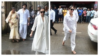 Malaika and Amrita Arora's father died on Wednesday. His funeral was held a day later in Mumbai. Malaika and her son Arhaan Khan were seen with her mother Joyce Polycarp. Close friend Kareena Kapoor was also in attendance. (All pics: Varinder Chawla) Malaika and Amrita Arora's father died on Wednesday. His funeral was held a day later in Mumbai. Malaika and her son Arhaan Khan were seen with her mother Joyce Polycarp. Close friend Kareena Kapoor was also in attendance. (All pics: Varinder Chawla)