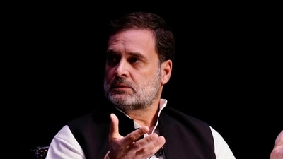 **EDS: HANDOUT IMAGE** Washington: LoP in Lok Sabha and Congress MP Rahul Gandhi during an interaction with students at Georgetown University, Washington DC, USA, Tuesday, Sept 10, 2024. (PTI Photo)(PTI09_10_2024_000014B) (PTI) **EDS: HANDOUT IMAGE** Washington: LoP in Lok Sabha and Congress MP Rahul Gandhi during an interaction with students at Georgetown University, Washington DC, USA, Tuesday, Sept 10, 2024. (PTI Photo)(PTI09_10_2024_000014B) (PTI)