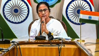 West Bengal Chief Minister and Trinamool Congress chief Mamata Banerjee addresses a press conference regarding the recent alleged rape and murder of a medic at the RG Kar Medical College and Hospital, in Kolkata, Thursday, Sept. 12, 2024. (PTI) West Bengal Chief Minister and Trinamool Congress chief Mamata Banerjee addresses a press conference regarding the recent alleged rape and murder of a medic at the RG Kar Medical College and Hospital, in Kolkata, Thursday, Sept. 12, 2024. (PTI)
