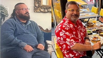 Rocky Singh shared before and after pics of his weight loss journey. (X/@Rockymeranaam69) Rocky Singh shared before and after pics of his weight loss journey. (X/@Rockymeranaam69)