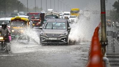 Safdarjung, which is representative of Delhi’s weather, recorded 16.3mm of rainfall in the 24 hours that ended at 8:30 am. (HT PHOTO)