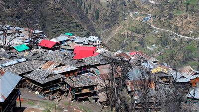The electricity in remote Malana village in Himachal’s Kullu district was finally restored after 41 days on Wednesday. (HT Photo) The electricity in remote Malana village in Himachal’s Kullu district was finally restored after 41 days on Wednesday. (HT Photo)