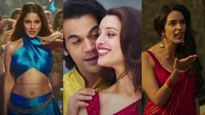 Shehnaaz Gill and Mallika Sherawat are highlights of Vicky Vidya Ka Woh Wala Video trailer
