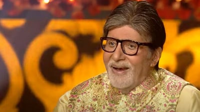 Amitabh Bachchan engaged in a fun interaction with KBC 16 contestant Sakshi Panwar. Amitabh Bachchan engaged in a fun interaction with KBC 16 contestant Sakshi Panwar.