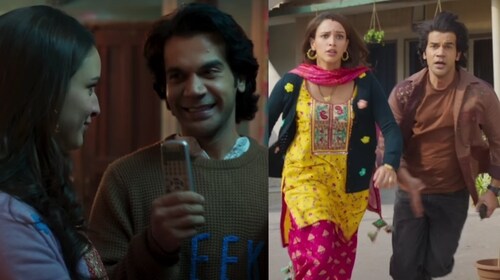 Triptii Dimri and Rajkummar Rao as Vidya and Vicky