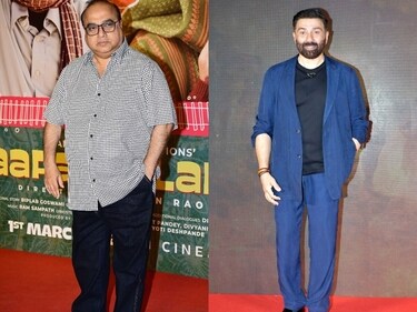 Rajkumar Santoshi and Sunny Deol.