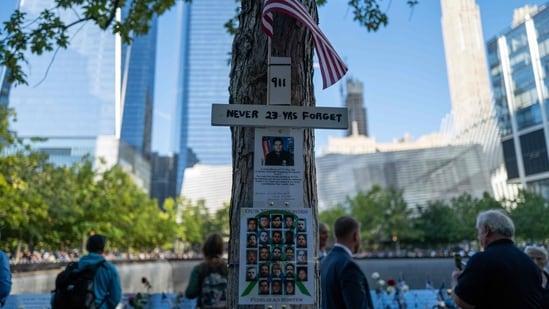 Family members of victims stated that they wanted justice and accountability. “Which one of you will have the courage to be our hero? We deserve better,” said Walsh-DiMarzio, the daughter of 9/11 victim Barbara P. Walsh, according to AP( Spencer Platt/Getty Images/AFP)