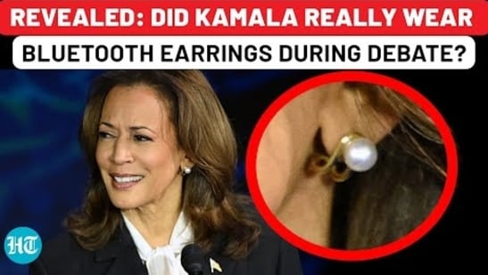 Kamala Harris Wore Bluetooth Earrings During Debate With Trump?
