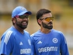 Rohit Sharma (L) and Virat Kohli are set to return in a week's time.