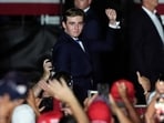 Barron Trump is Donald Trump's 'Chief DeFi Visionary,' in the crypto project. (AP Photo/Marta Lavandier) Barron Trump is Donald Trump's 'Chief DeFi Visionary,' in the crypto project. (AP Photo/Marta Lavandier)
