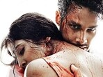 Malavika Mohanan and Siddhant Chaturvedi in a still from Yudhra.
