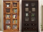 Elegant bookshelves with glass doors: the perfect blend of style and protection for your collections.