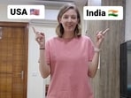 An American woman in India reveals 10 major differences in her life since moving countries.