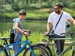 Kajol and Ajay Devgan shower love on Yug on his 14th birthday. Kajol and Ajay Devgan shower love on Yug on his 14th birthday.