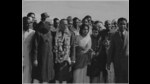 Jawaharlal Nehru with Asaf Ali (centre) and Aruna Asaf Ali (right) in a picture dated 8 February 1947. (HT Photo)