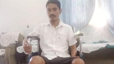 Manuj Buragohain, who was shot in an alleged encounter with police in Assam. Manuj Buragohain, who was shot in an alleged encounter with police in Assam.