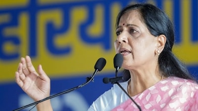 Sunita Kejriwal, the wife of Delhi chief minister Arvind Kejriwal. (PTI file photo) Sunita Kejriwal, the wife of Delhi chief minister Arvind Kejriwal. (PTI file photo)