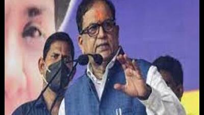 SC Mishra has been continuously sidelined from the election campaigning after BSP managed to win only one seat (Rasda constituency) in the UP assembly polls of 2022. (HT file)
