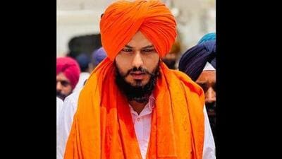 Sikh leader and Khadoor Sahib MP Amritpal Singh (HT File) Sikh leader and Khadoor Sahib MP Amritpal Singh (HT File)